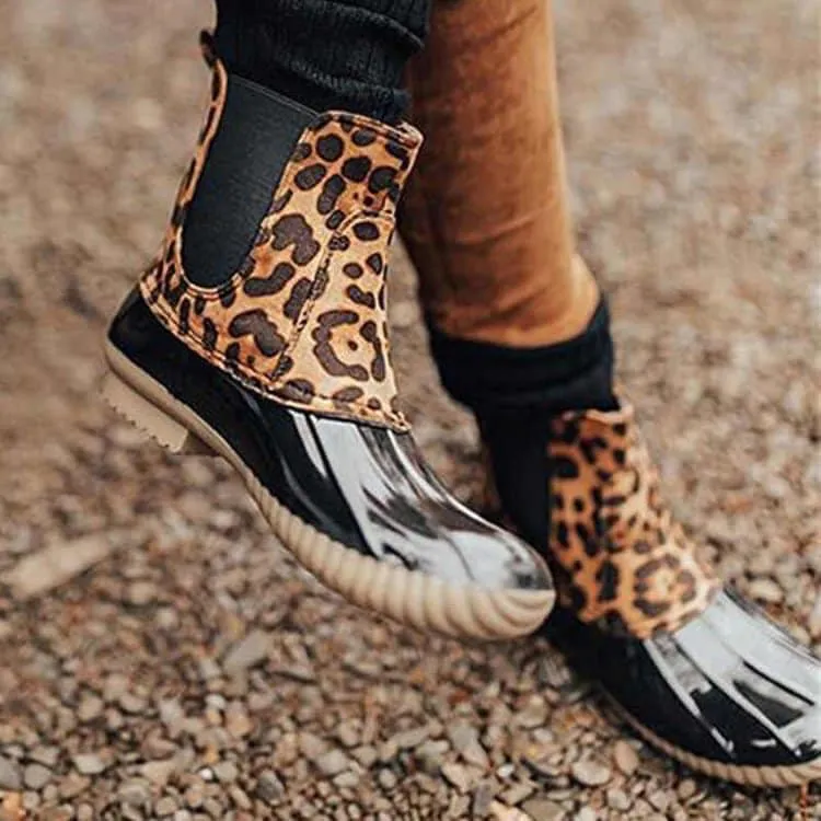 11120   Lace-Up & Slip-On Duck Boots