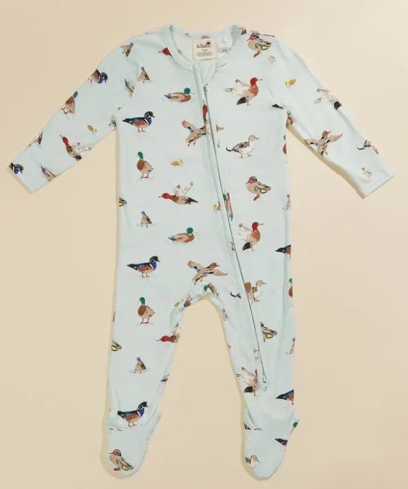 Angel Dear Duck Zipper Footie