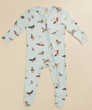 Angel Dear Duck Zipper Footie