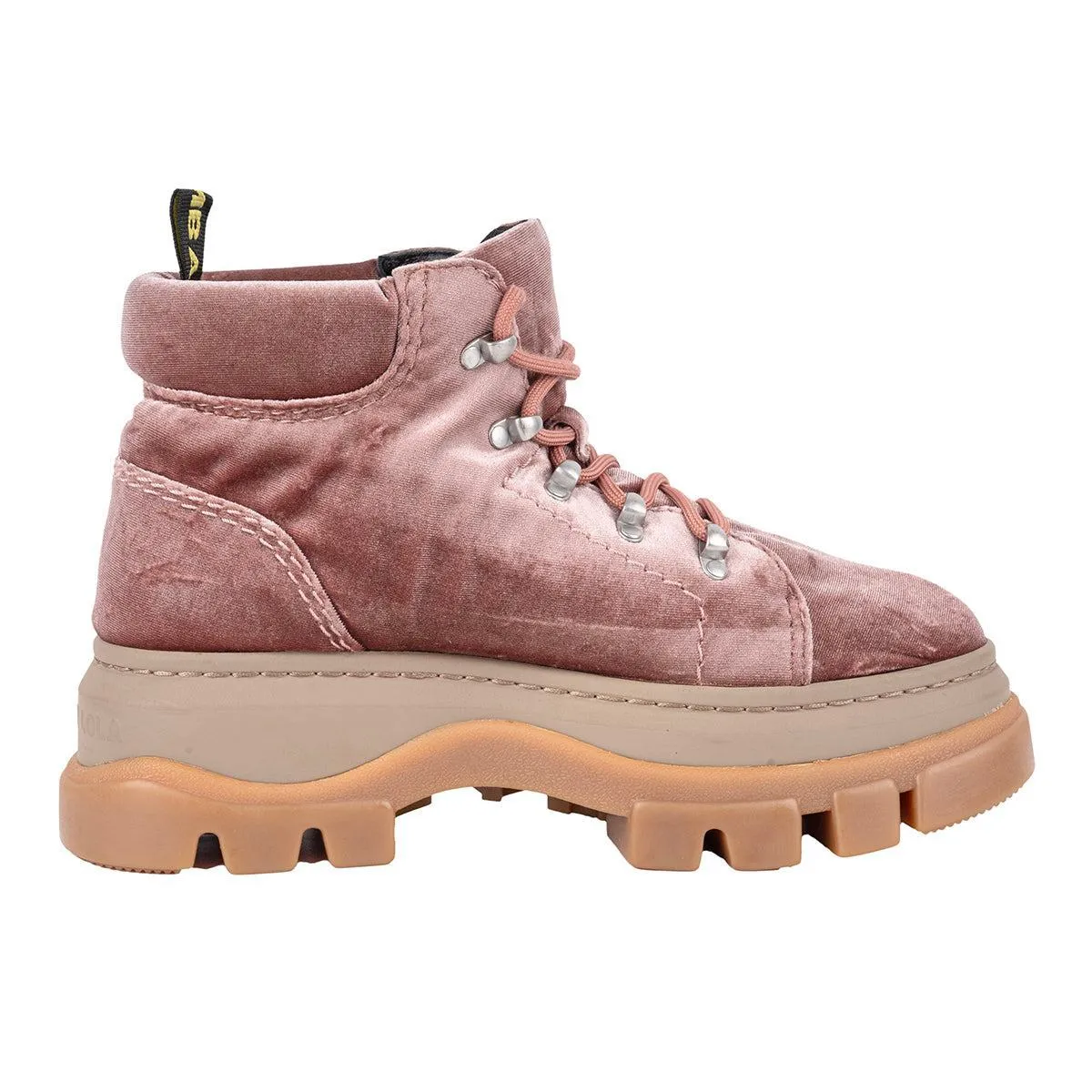 Bimba Y Lola Platform Low-Top Sneakers Velvet Pink Colour For Women