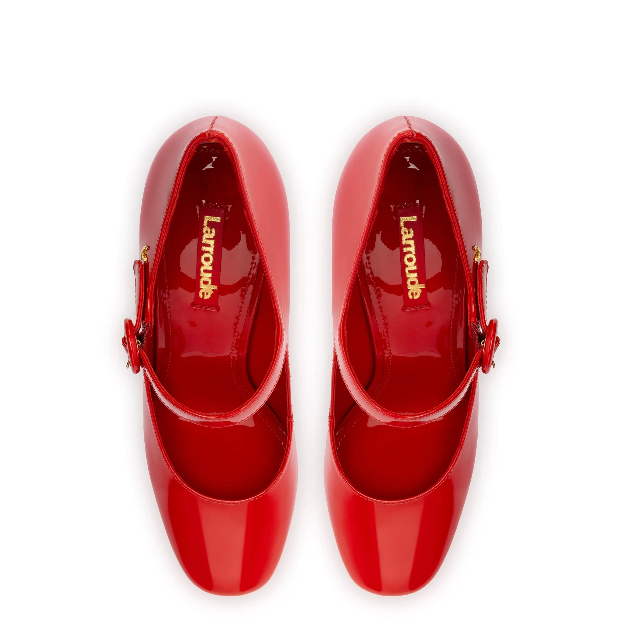 Blair Hi Pump In Scarlet Patent Leather