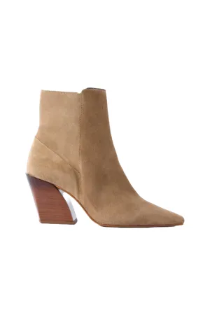 Camel Suede Cowboy Boots