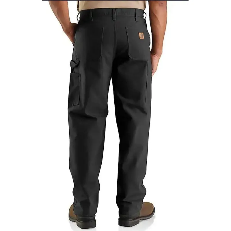 Carhartt® B11-BLK 31X32 Men's Utility Work Pants, 31 Waist, 32 Length, Loose Fit, Black, Cotton
