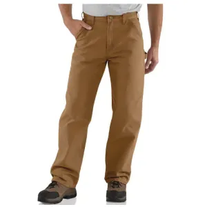 Carhartt® B11-BRN 30X30 Men's Utility Work Pants, 30 Waist, 30 Length, Loose Fit, Brown, Cotton