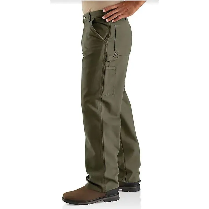 Carhartt® B11-MOS 34X32 Men's Utility Work Pants, 34 Waist, 32 Length, Loose Fit, Moss, Cotton