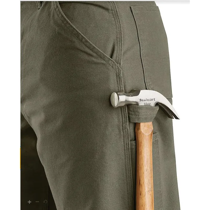 Carhartt® B11-MOS 34X34 Men's Utility Work Pants, 34 Waist, 34 Length, Loose Fit, Moss, Cotton