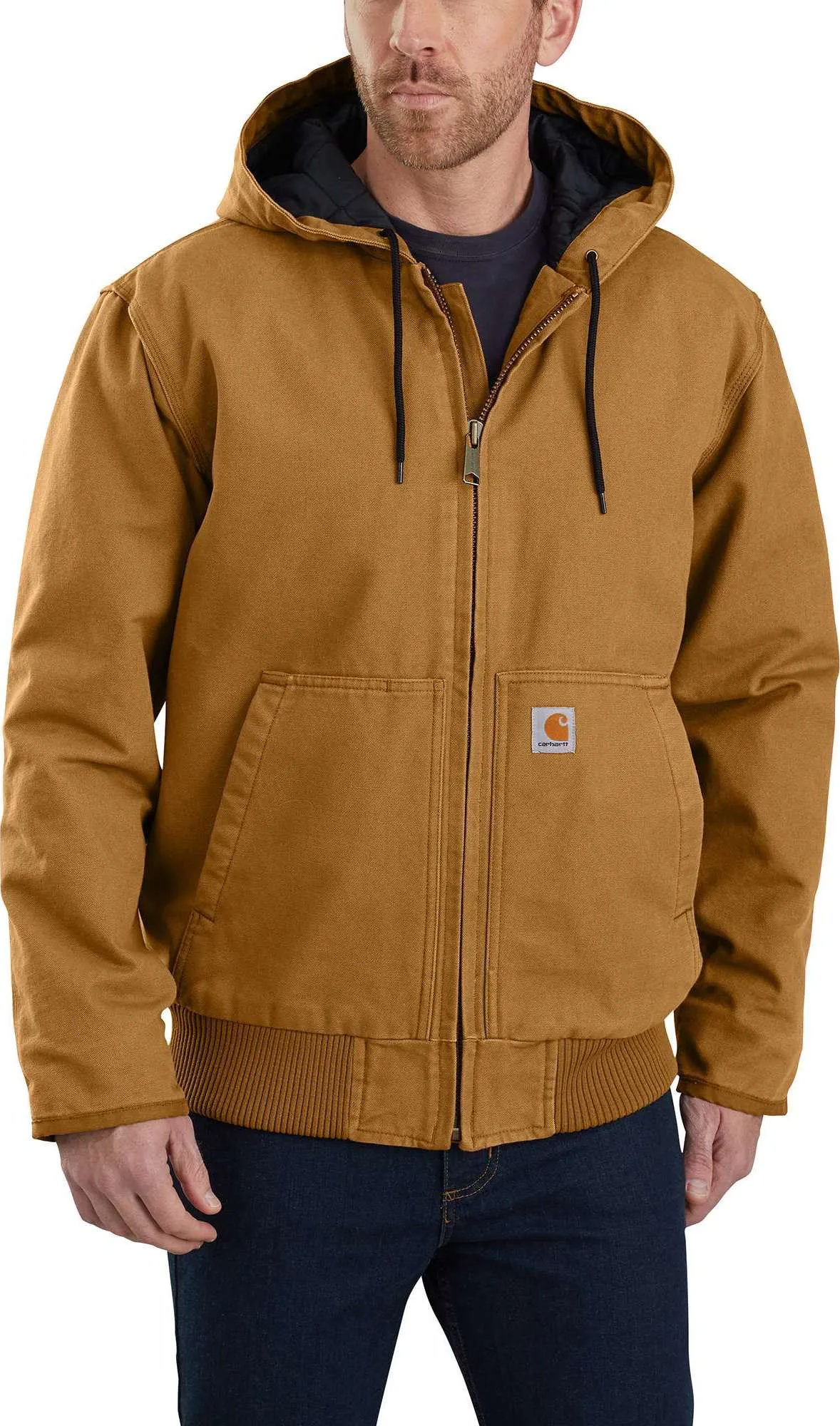 Carhartt Men&#x27;s Duck Active Jacket Carhartt® Brown | Buy Carhartt Men&#x27;s Duck Active Jacket Carhartt® Brown here | Outnorth
