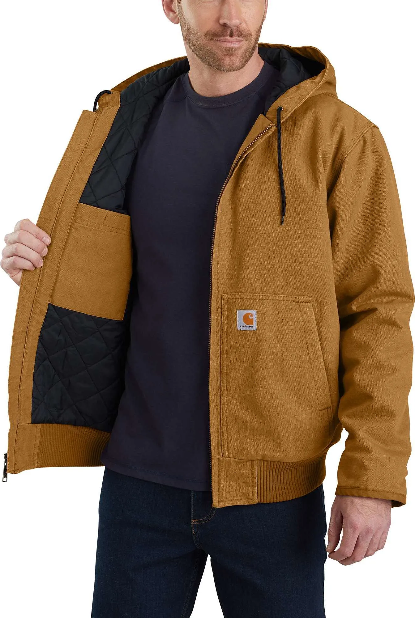 Carhartt Men&#x27;s Duck Active Jacket Carhartt® Brown | Buy Carhartt Men&#x27;s Duck Active Jacket Carhartt® Brown here | Outnorth
