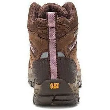 CAT Women's Ally 6” Comp Toe WP Imported Work Boot - Brown - P90760