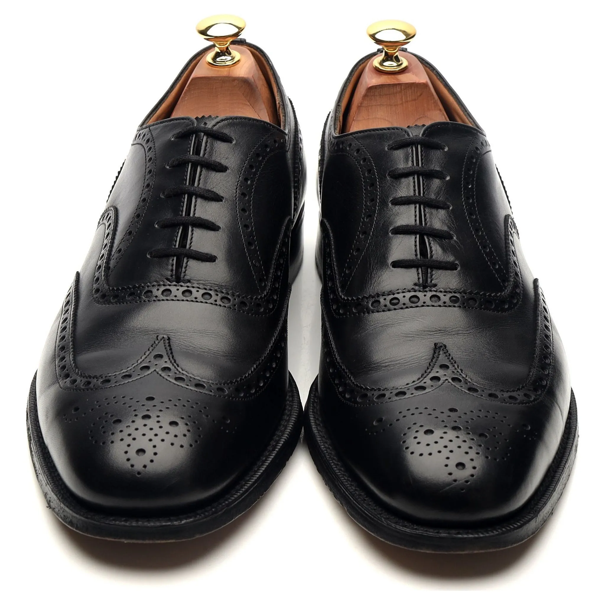 'Chetwynd' Black Leather Oxford Brogues UK 9.5 G