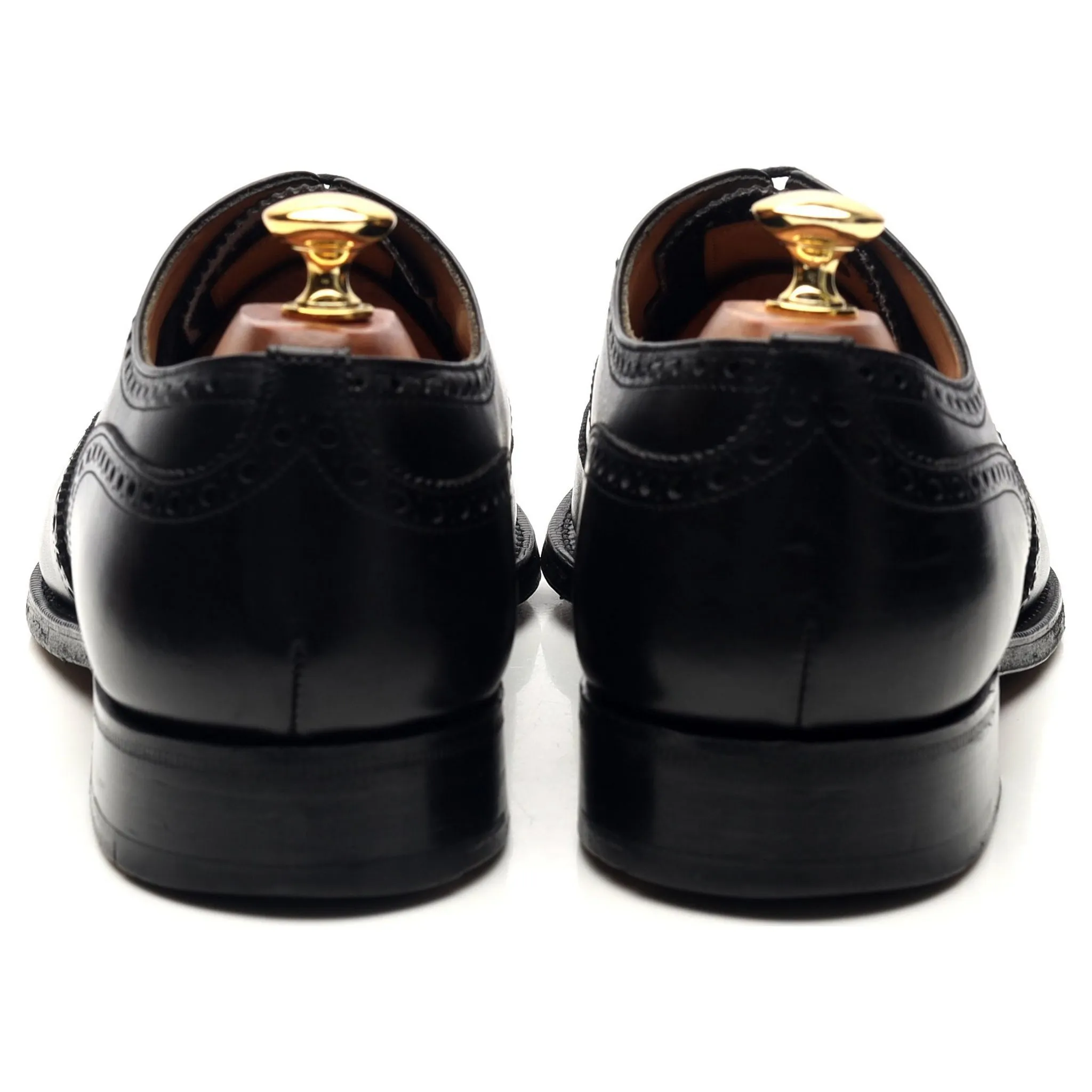'Chetwynd' Black Leather Oxford Brogues UK 9.5 G