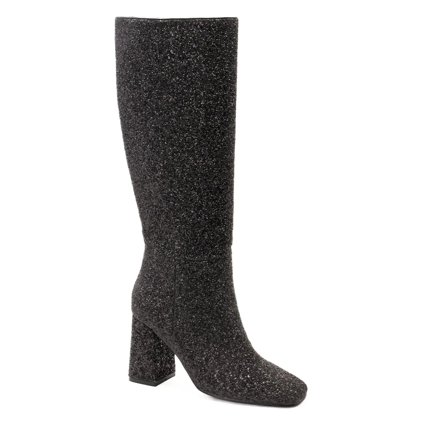 Corkys Yolo Black Glitter Tall Boots