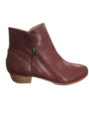Cracker Ankle Boot Burgundy