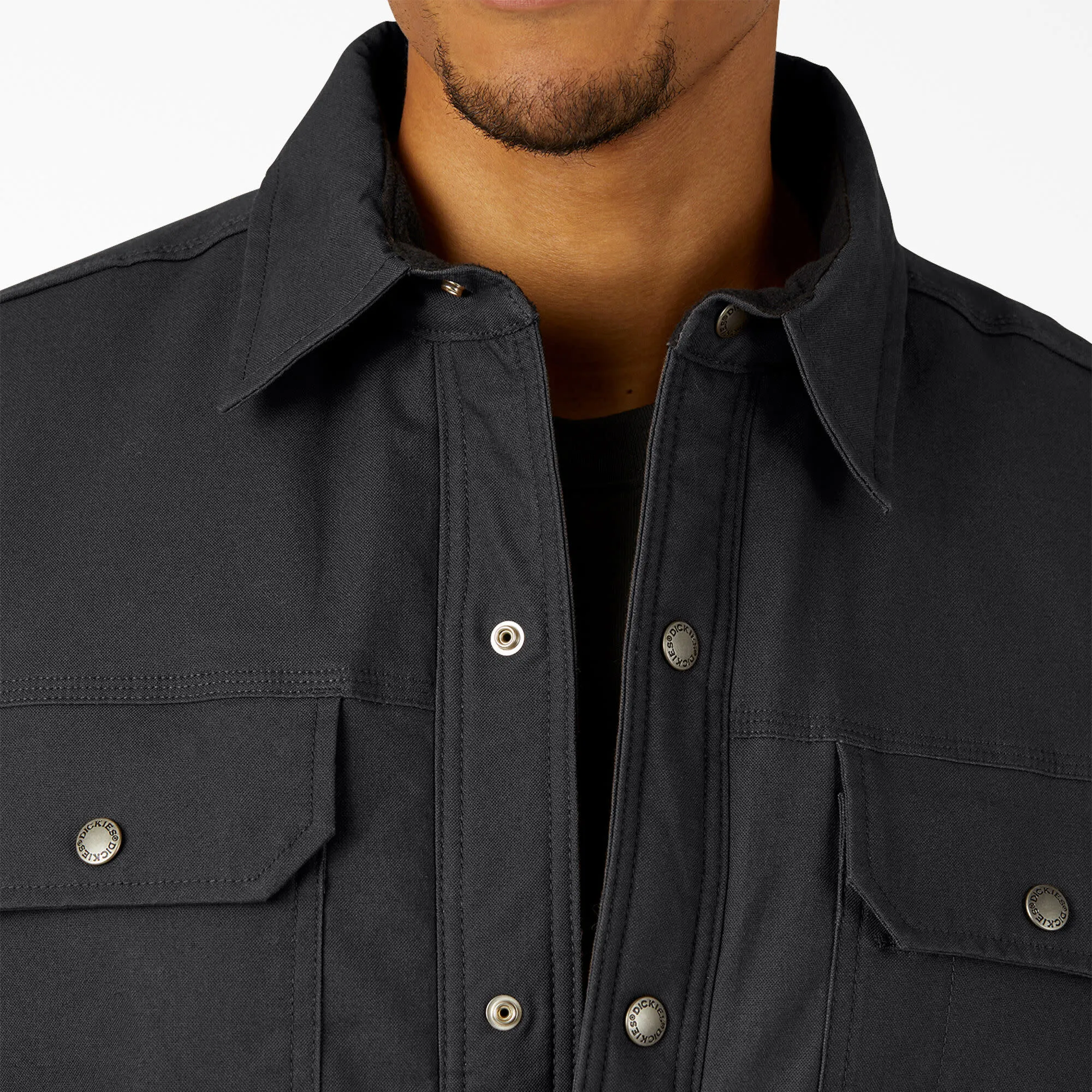 Dickies Men&#x27;s Flex Duck Shirt Jacket Black | Buy Dickies Men&#x27;s Flex Duck Shirt Jacket Black here | Outnorth