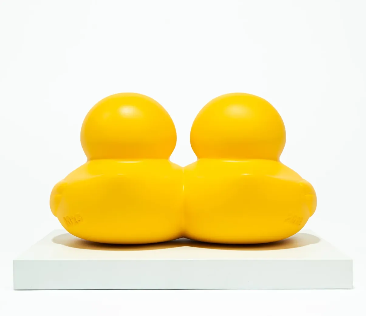 Double Ducks Bronze Sculpture by Florentijn Hofman