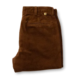 Duck Head - Bradbury Wide-Wale Corduroy Chino - Dark Tobacco