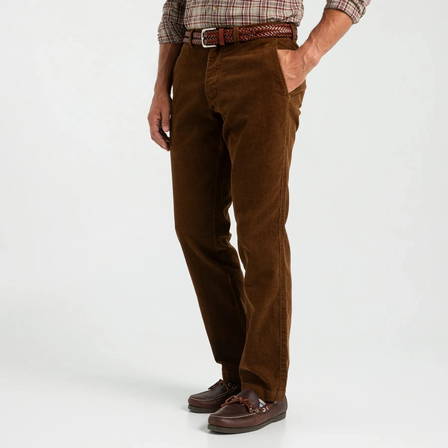 Duck Head - Bradbury Wide-Wale Corduroy Chino - Dark Tobacco