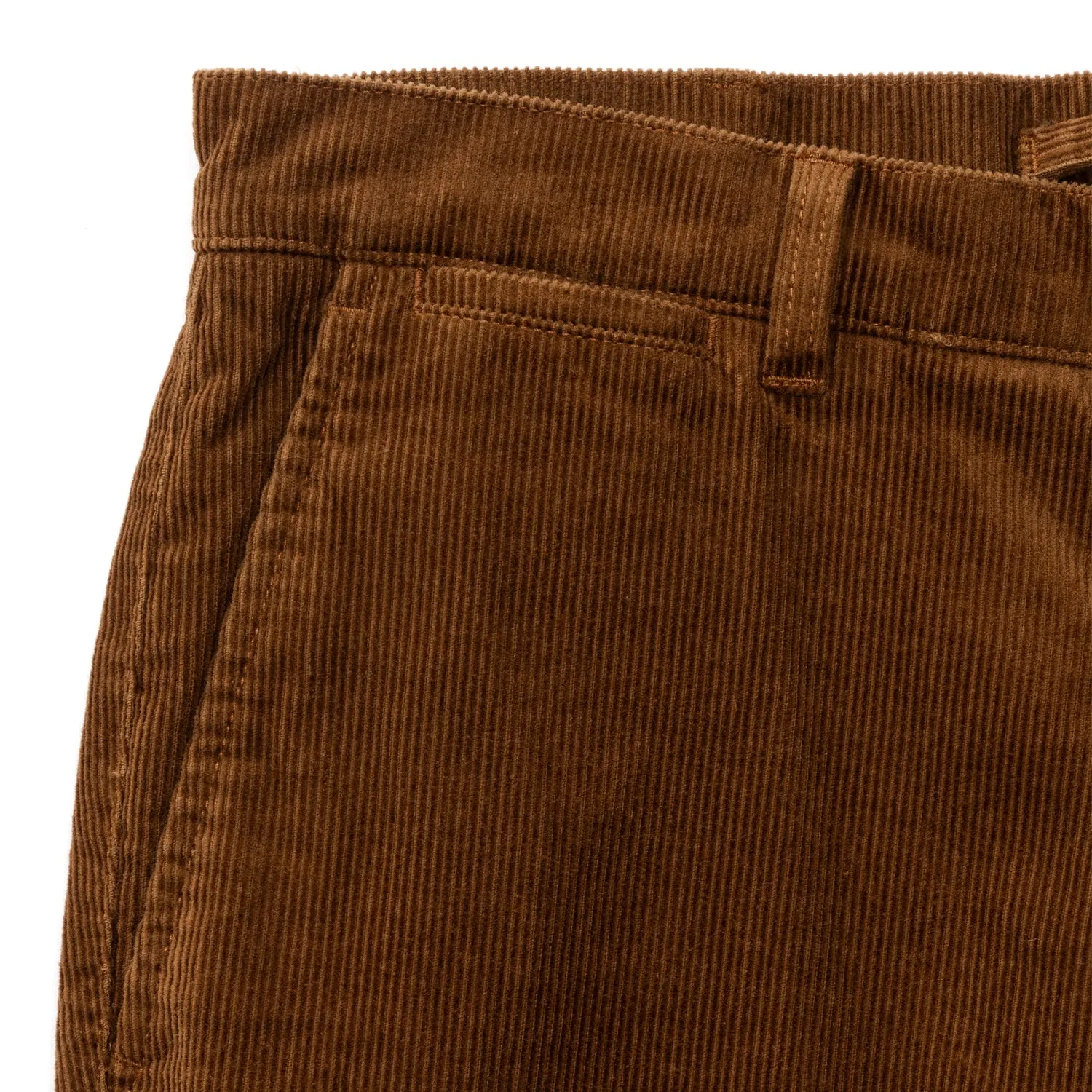 Duck Head - Bradbury Wide-Wale Corduroy Chino - Dark Tobacco