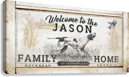 Duck Hunting Decor Personalized with Your Name