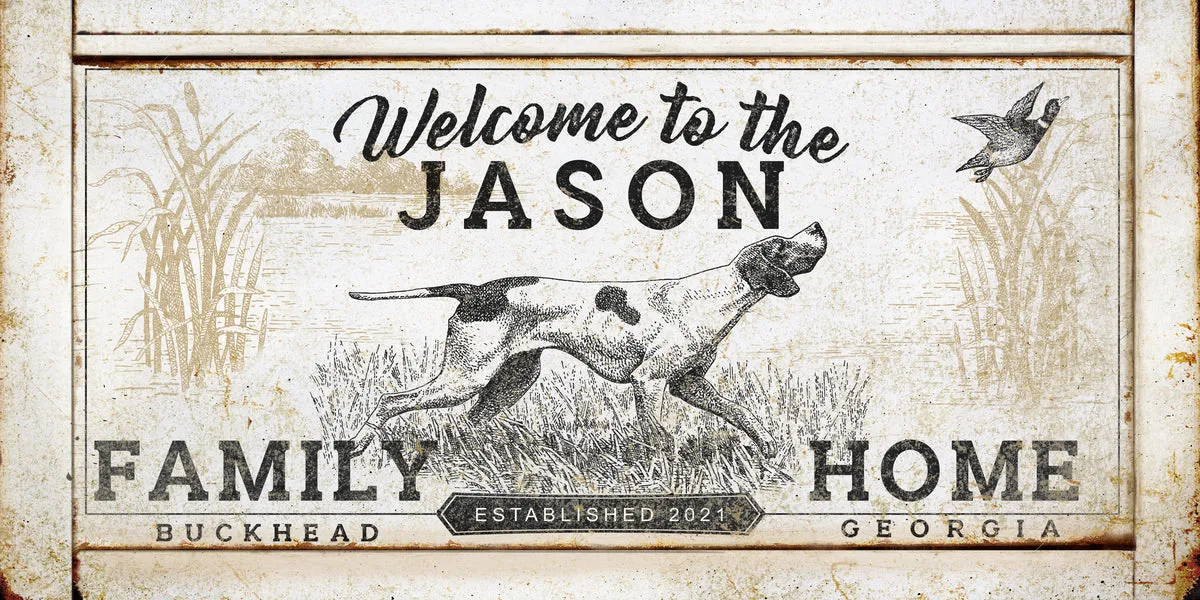 Duck Hunting Decor Personalized with Your Name