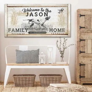 Duck Hunting Decor Personalized with Your Name