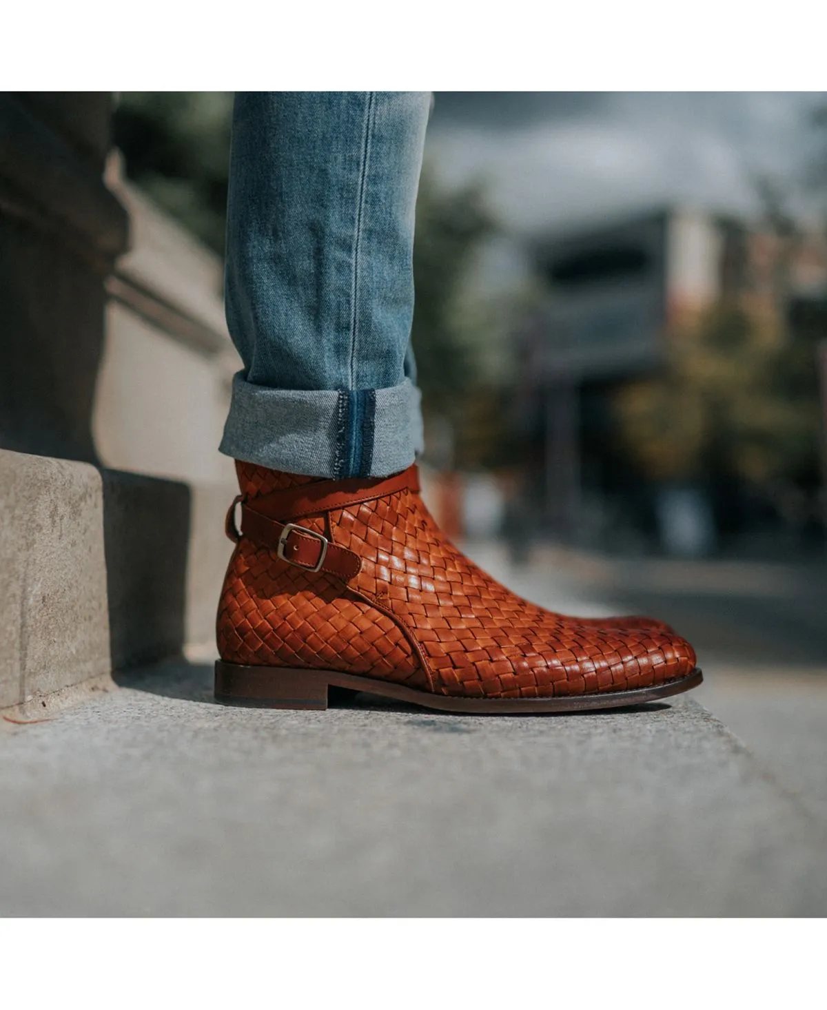 Dylan Taft Men's Handmade Buckle Jodhpur Boots