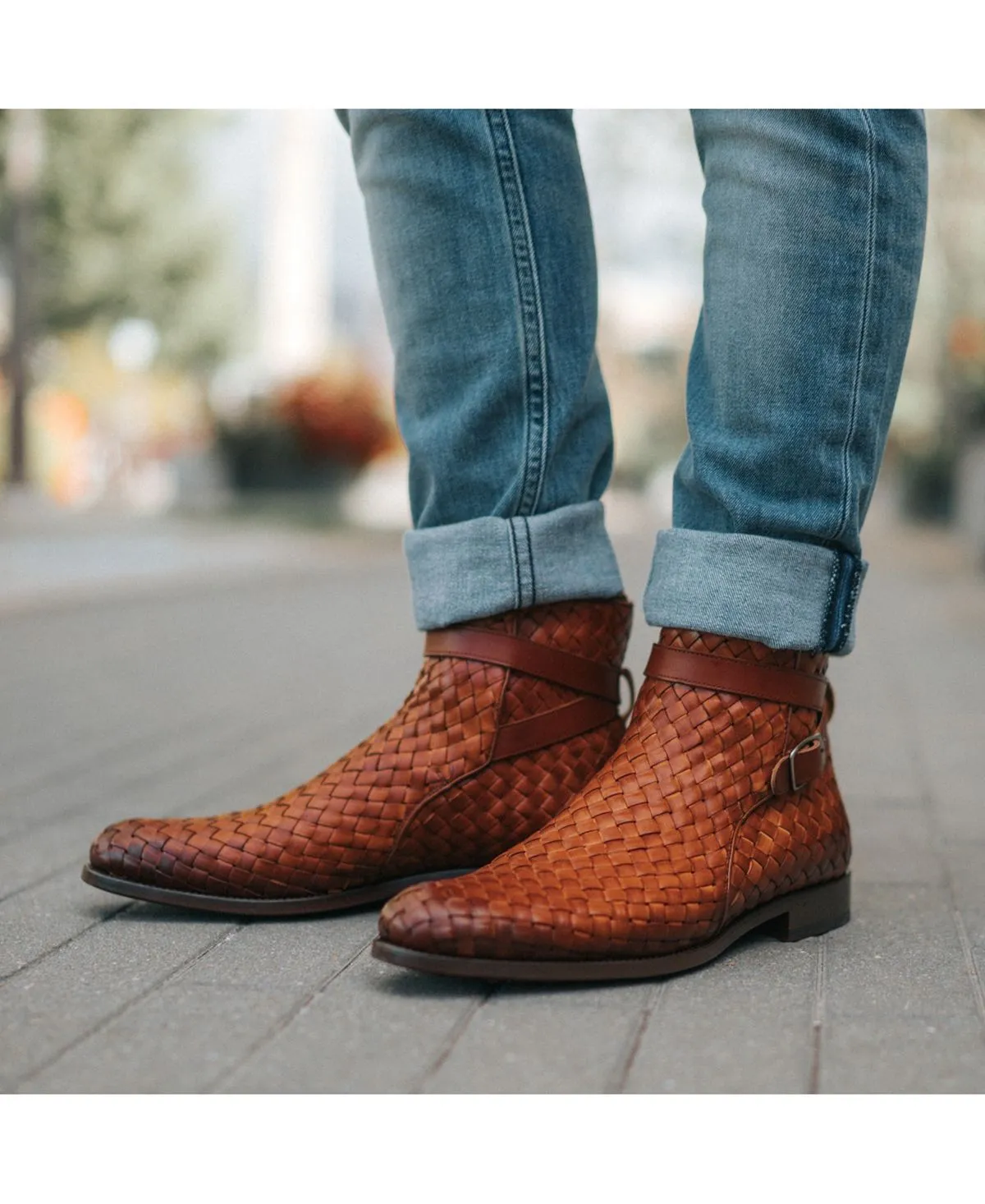 Dylan Taft Men's Handmade Buckle Jodhpur Boots