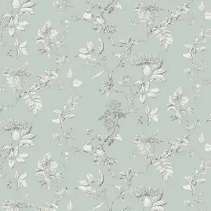 Elderwood Duck Egg Wallpaper