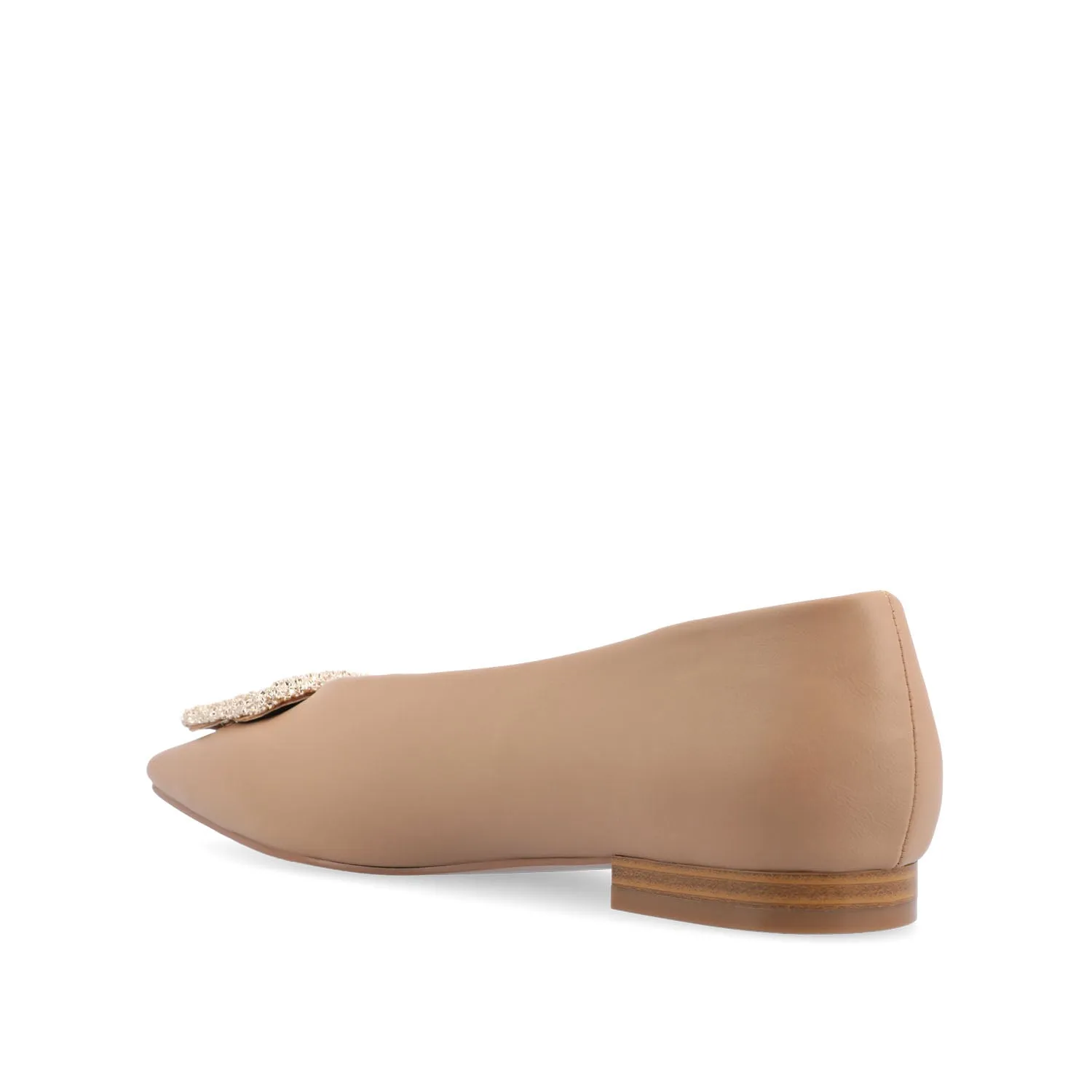 ELOWEN BALLET FLATS IN FAUX LEATHER