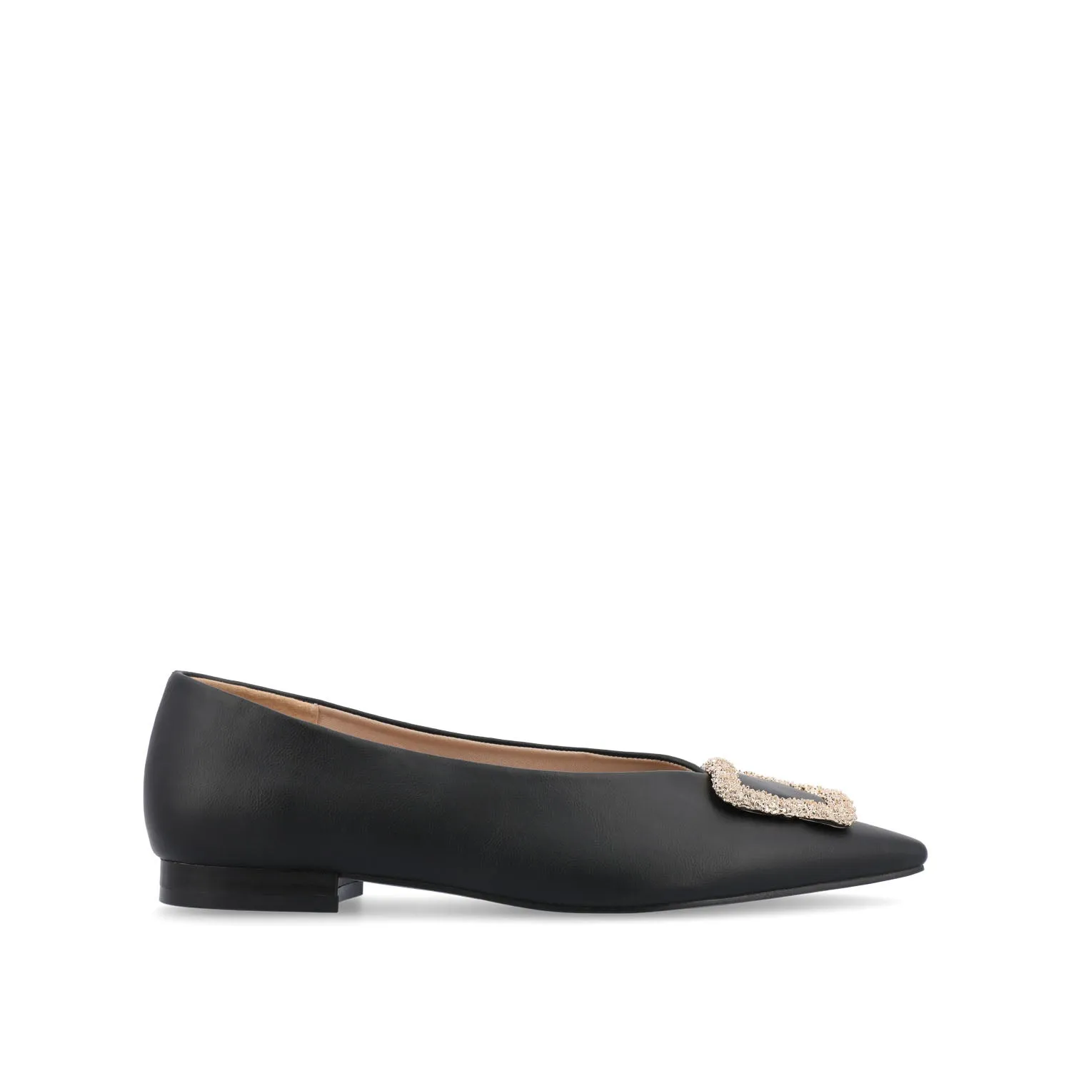 ELOWEN BALLET FLATS IN FAUX LEATHER