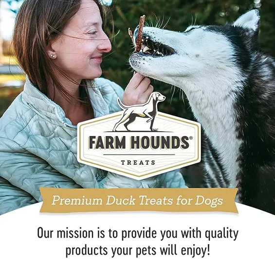 Farm Hounds Dog Duck Strips Treat