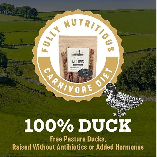 Farm Hounds Dog Duck Strips Treat