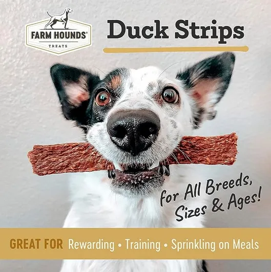 Farm Hounds Dog Duck Strips Treat