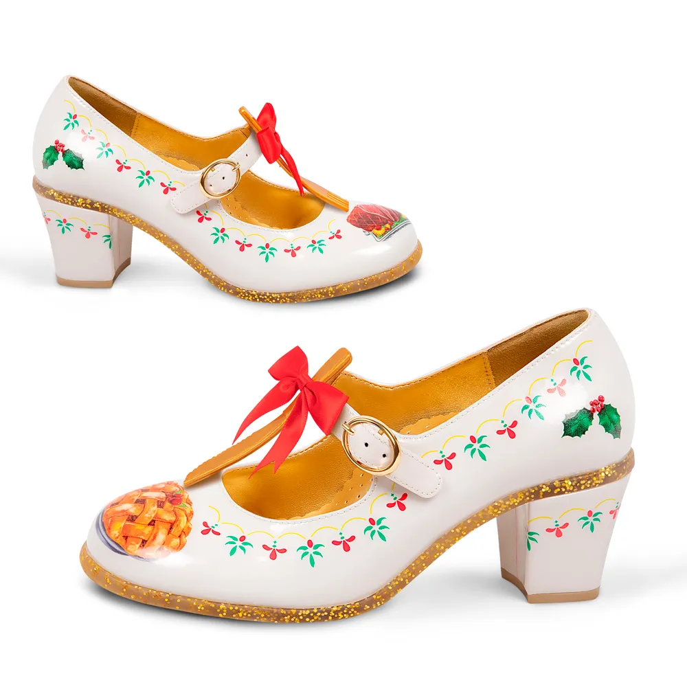 Hot Chocolate Design Christmas Feast Mid Heels