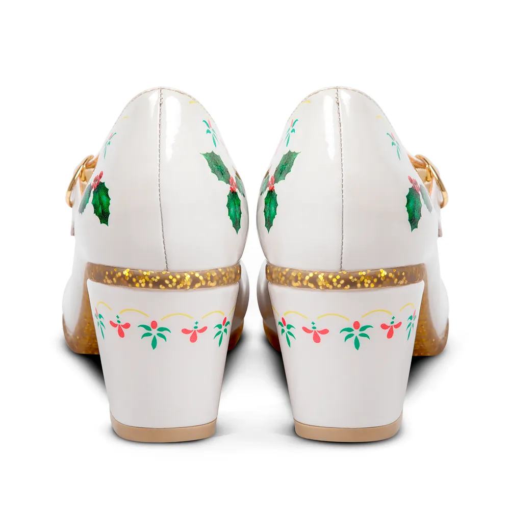 Hot Chocolate Design Christmas Feast Mid Heels