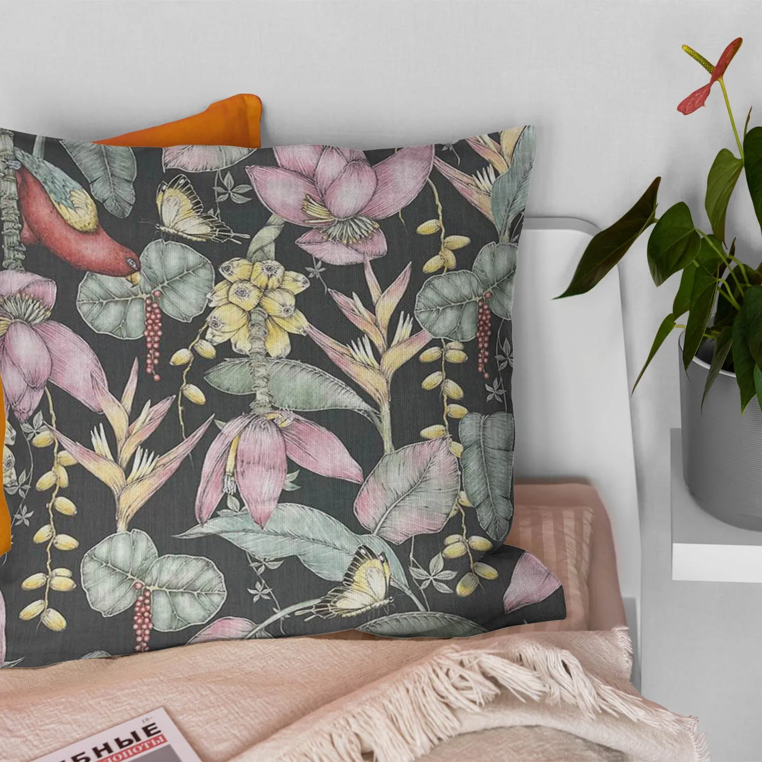 Plumeria Upholstery Fabric