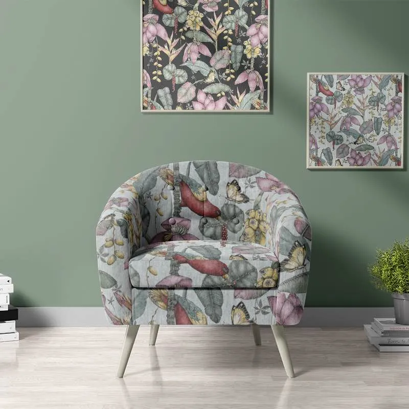 Plumeria Upholstery Fabric