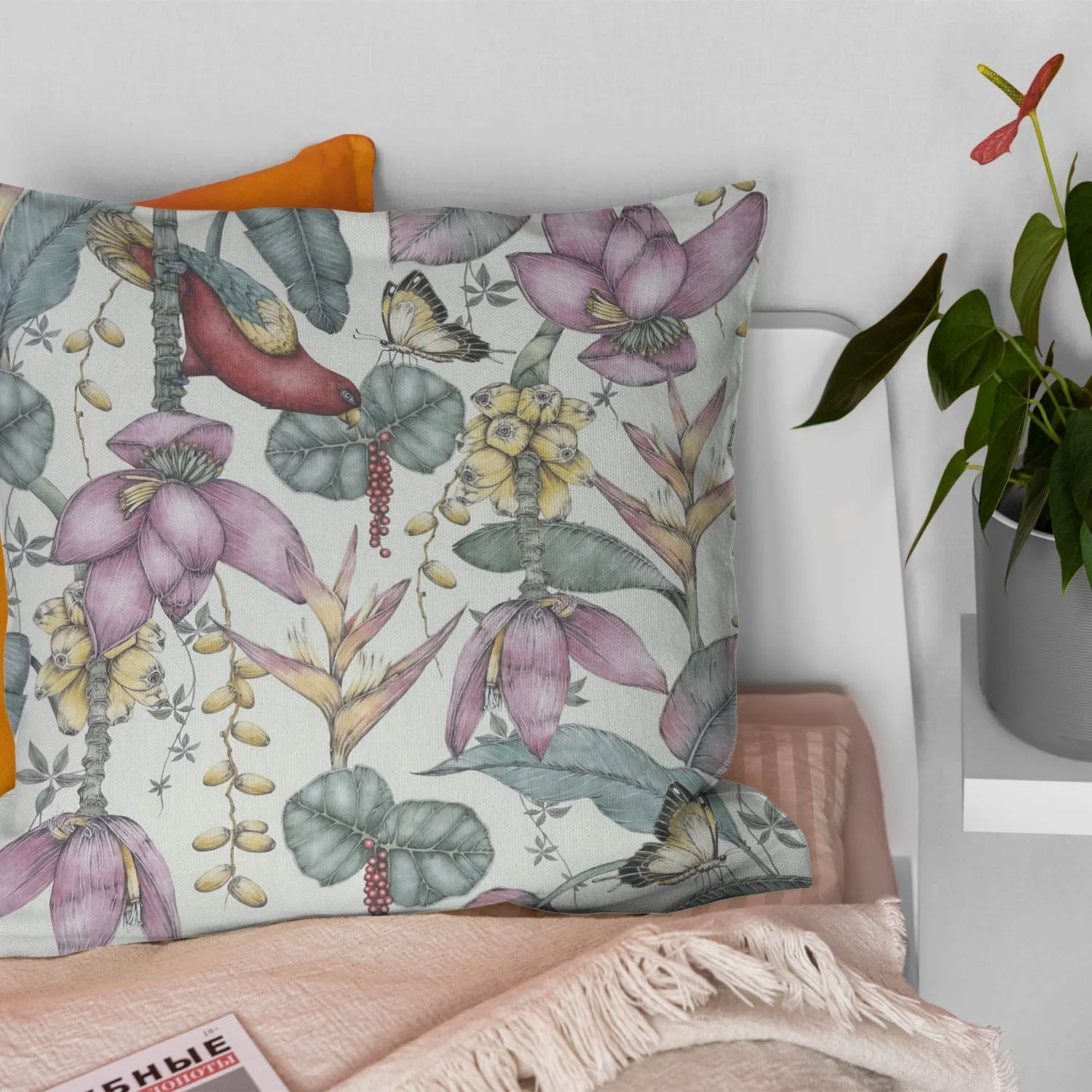 Plumeria Upholstery Fabric
