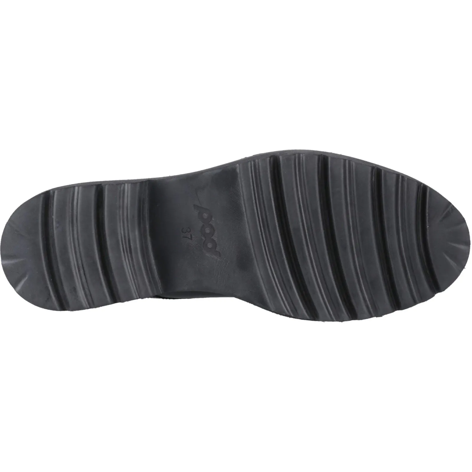 Pod Kortney Leather Women's Black Brogues Shoes
