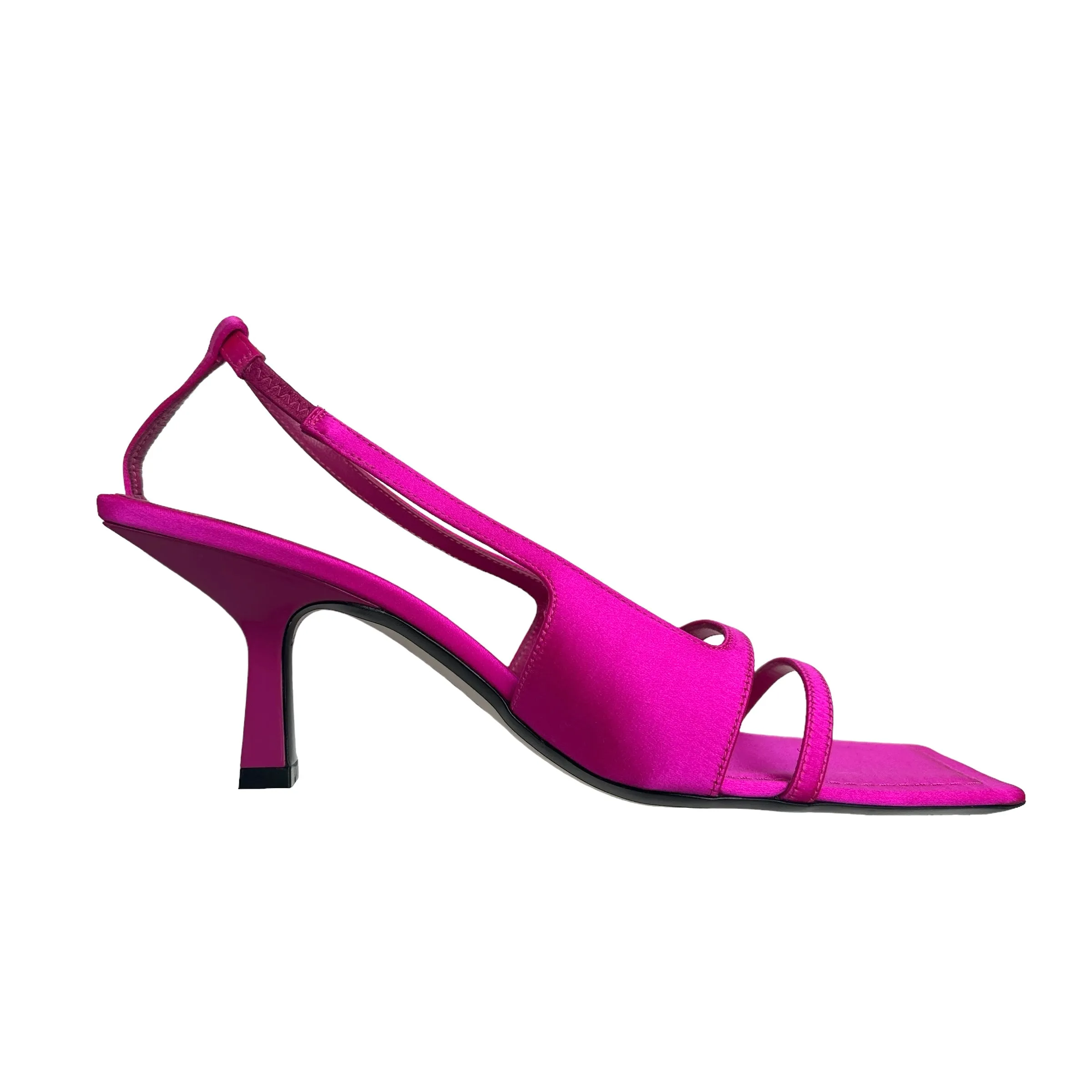 Rhoe Pink Satin Sandals - 7.5