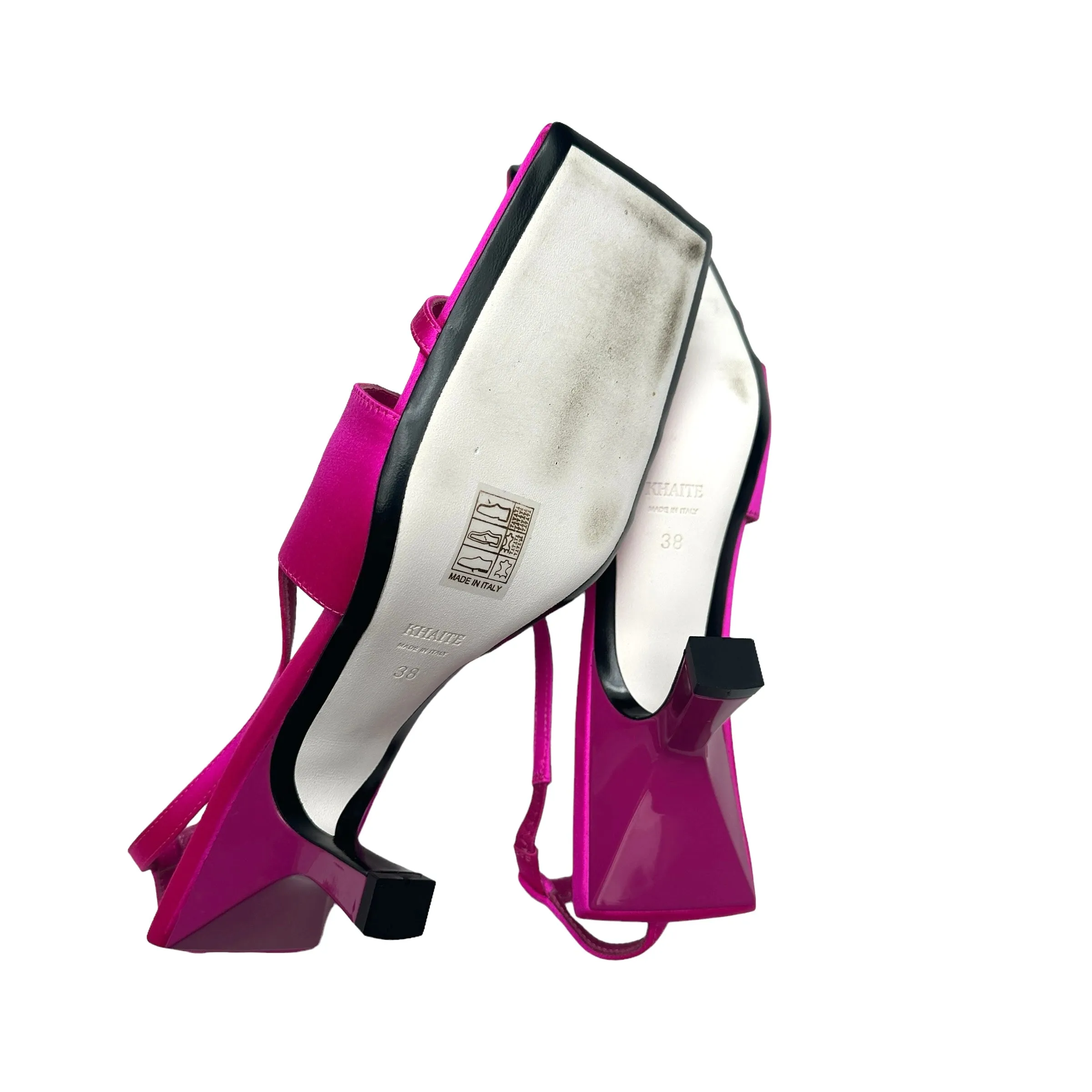 Rhoe Pink Satin Sandals - 7.5