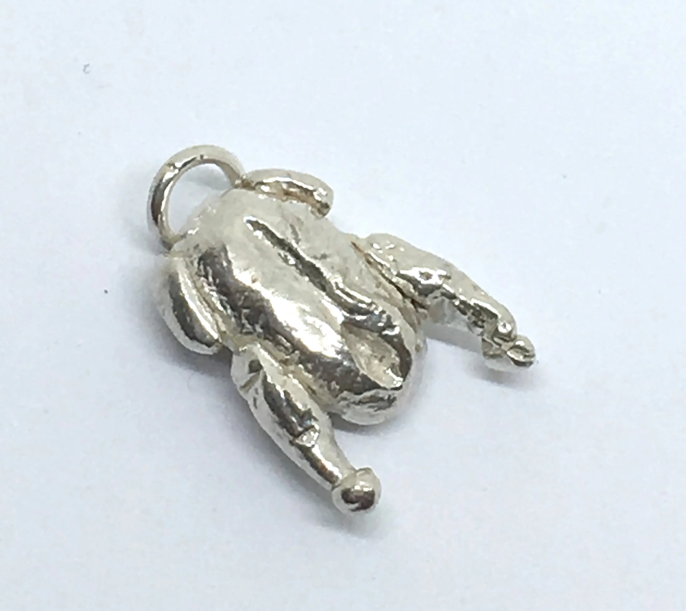 Roast Duck Charm in Sterling Silver