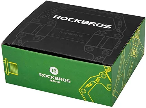ROCKBROS Bike Pedals Nylon Fiber 9/16 Cycling Wide Platform Flat