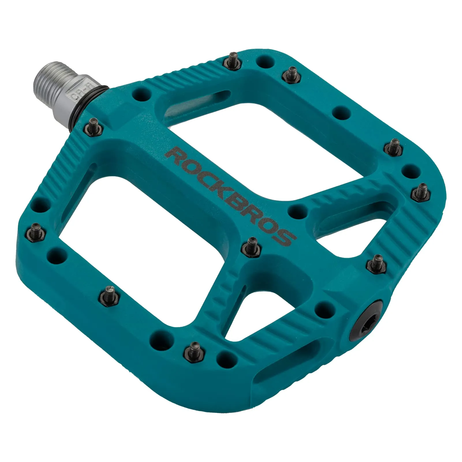 ROCKBROS Bike Pedals Nylon Fiber 9/16 Cycling Wide Platform Flat
