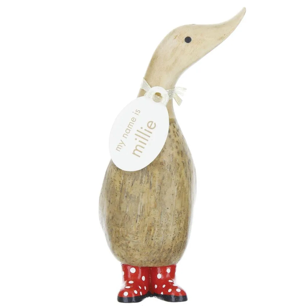 Spotty Boots Dinky Duck 4"
