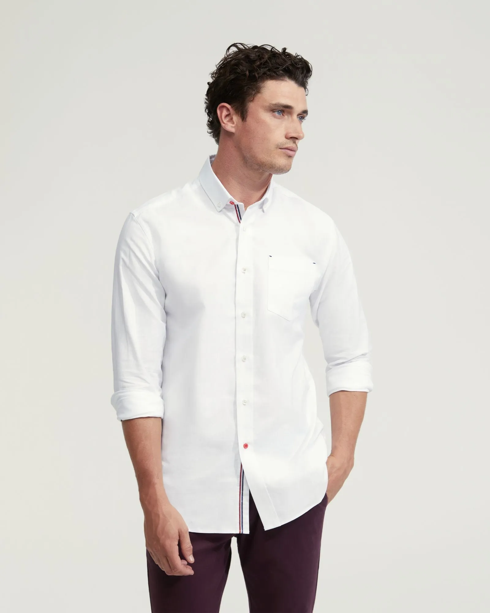 Stratton Oxford Weave Cottn Shirt