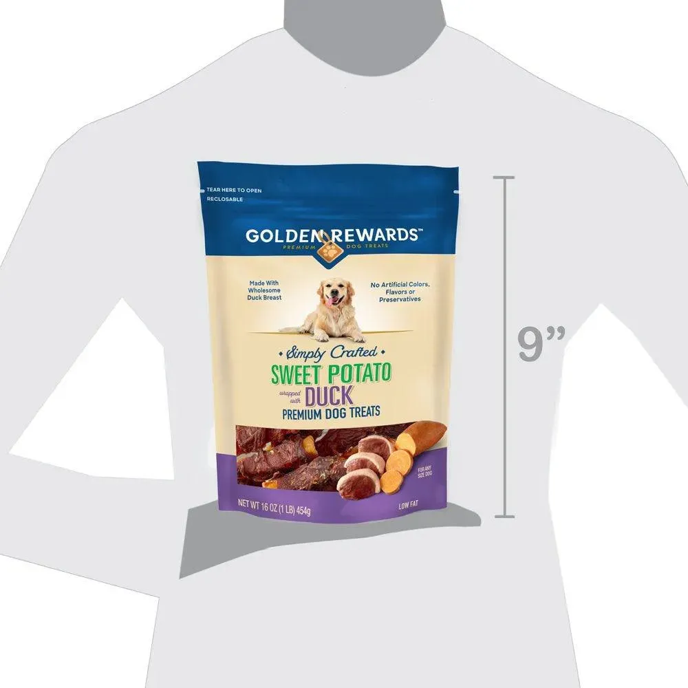 Sweet Potato Duck Training Treats 16 Oz