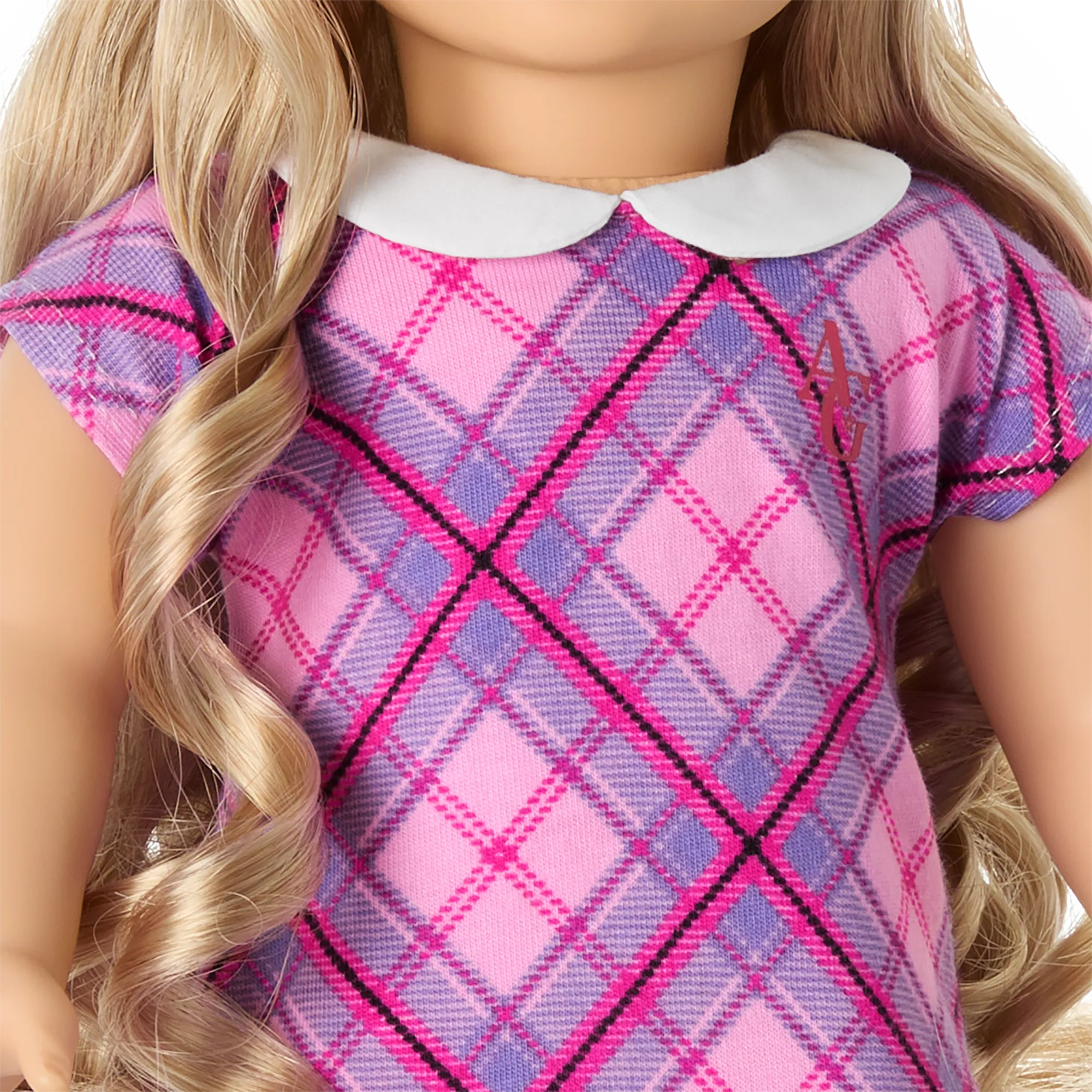 Truly Me™ 18-inch Doll #125 with long curly blonde hair