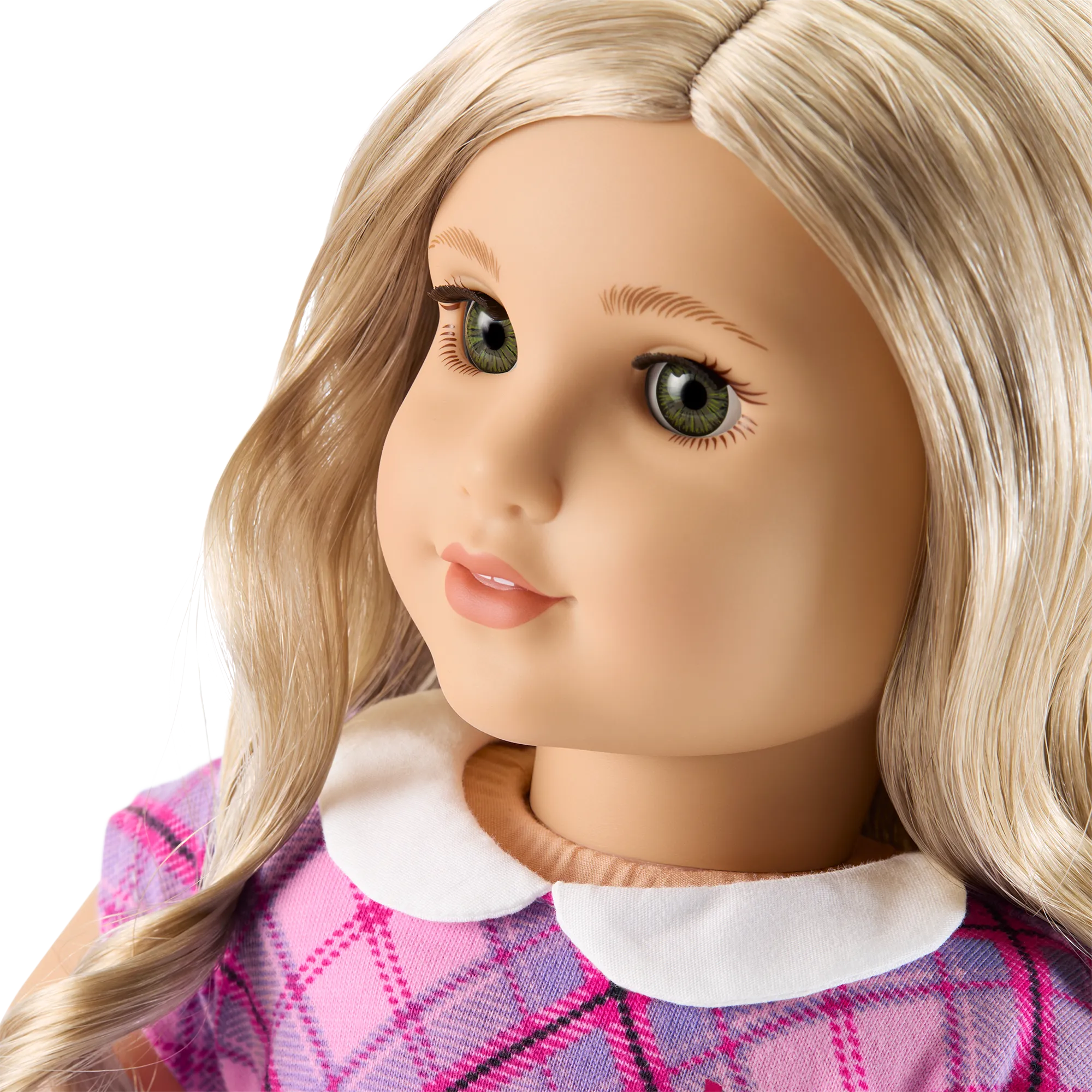 Truly Me™ 18-inch Doll #125 with long curly blonde hair