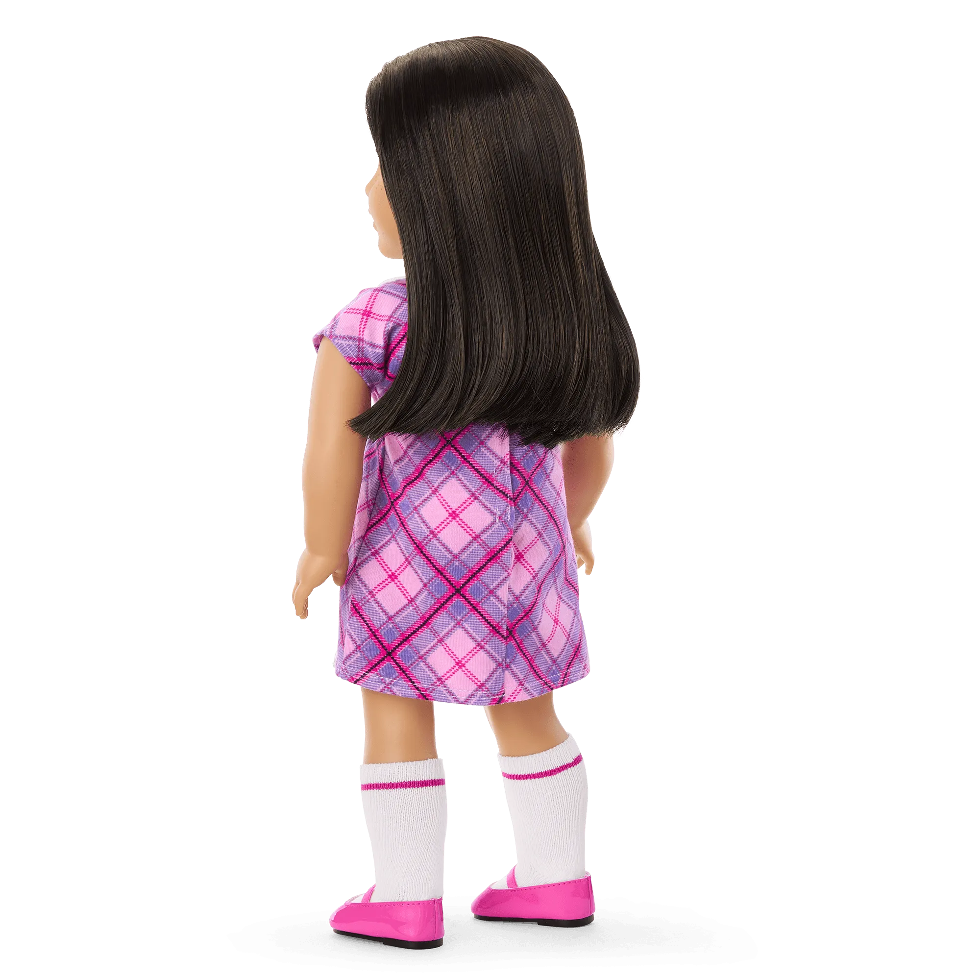 Truly Me™ 18-inch Doll #128 with long straight black-brown hair